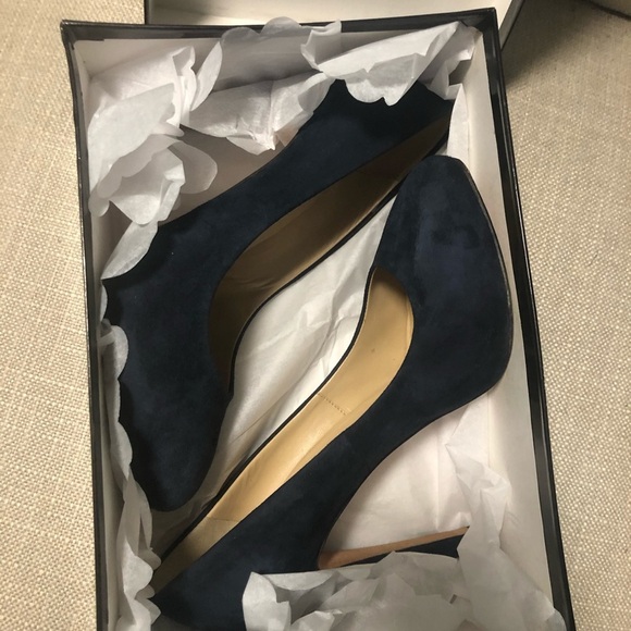 GIUSEPPE ZANOTTI Blue Suede Pumps💙 - Picture 3 of 7